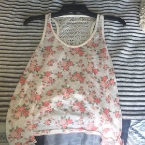 White floral shirt size small